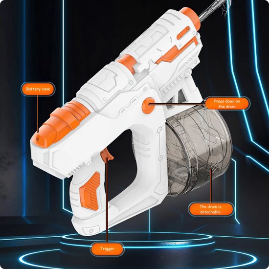 WaterBlast Storm waterpistool - rood