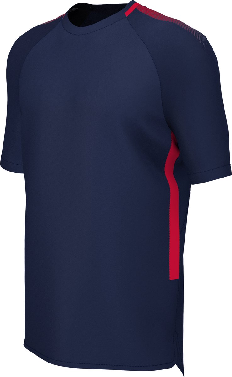 RugBee EDGE PRO TRAINING TEE NAVY/RED YOUTH XL