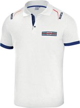 Sparco Martini Racing Polo - Maat L - Wit - Formule 1