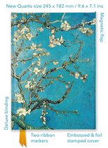 Flame Tree Quarto Notebook- Vincent van Gogh: Almond Blossom (Foiled Quarto Journal)