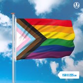 Pride Vlag / Progress vlag 150x225cm