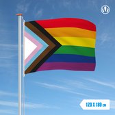 Pride Vlag / Progress vlag 120x180cm