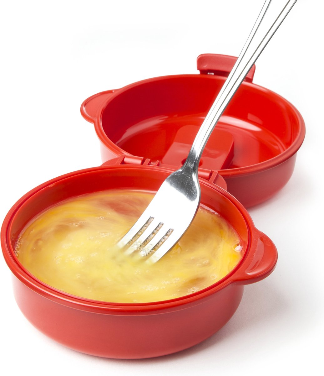 Sistema Microwave Easy Eggs - Eierkoker magnetron - Omeletmaker - Met stoomklep - 271ml — afbeelding 4
