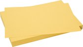 Gekleurd Karton, 50x70 cm, 270 gr, sun yellow, 10 vel/ 1 doos | Knutselpapier | Knutselkarton