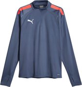 PUMA teamLIGA 1/4 Zip Top Maillot Sport Homme - Blauw - Taille L