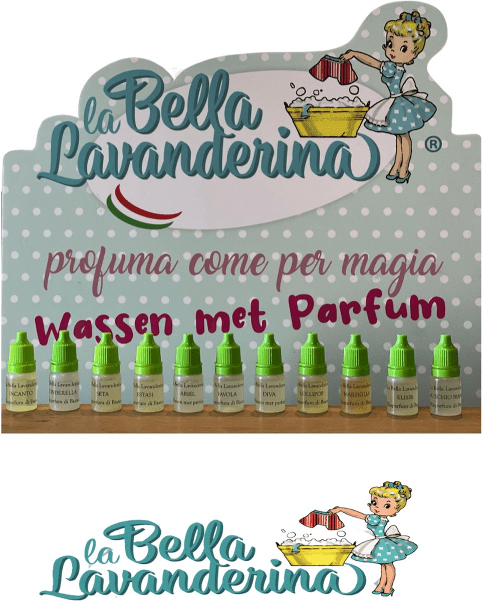 Wasparfum La Bella Lavanderina, Proefflesjes