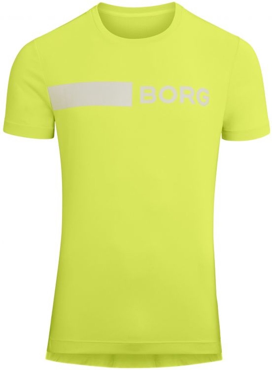 Björn Borg - Heren - Sport Astor Shirt - Geel - Maat M