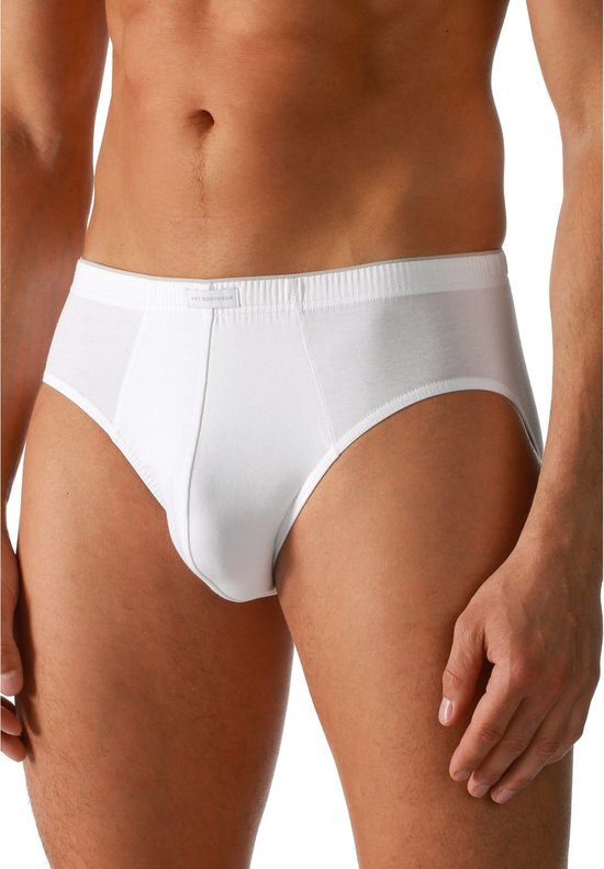 Mey Dry Cotton high-leg briefs (1-pack) - heren slip hoge beenuitsnijding - wit - Maat: 6XL