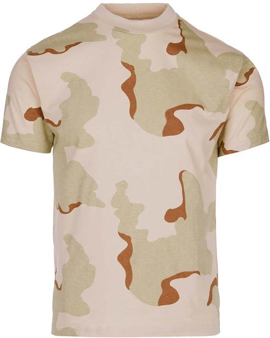 T-shirt camouflage désert manches courtes M