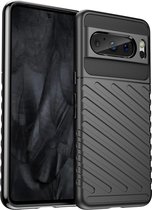 iMoshion Hoesje Geschikt voor Google Pixel 8 Pro Hoesje Siliconen - iMoshion Thunder Backcover - Zwart