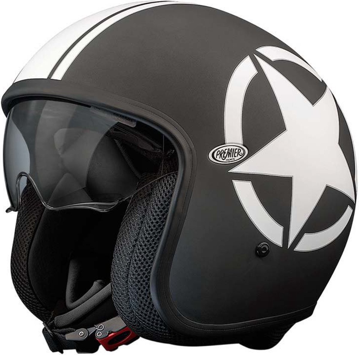 Premier Helmets 23 Vintage Star 9 Bm 22.06 Jet Helm Zwart L