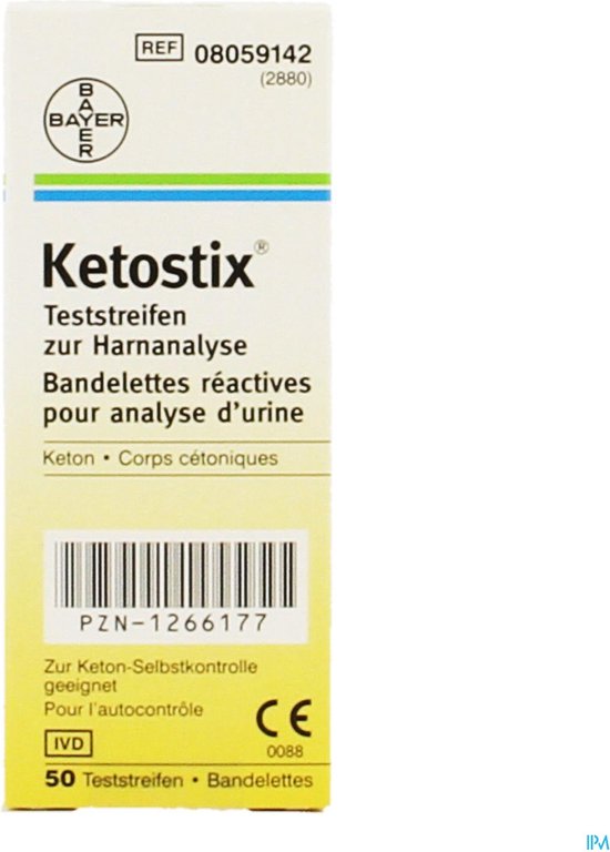 Ketostix - 50 stuks - Ketoseteststrip - Ascentia