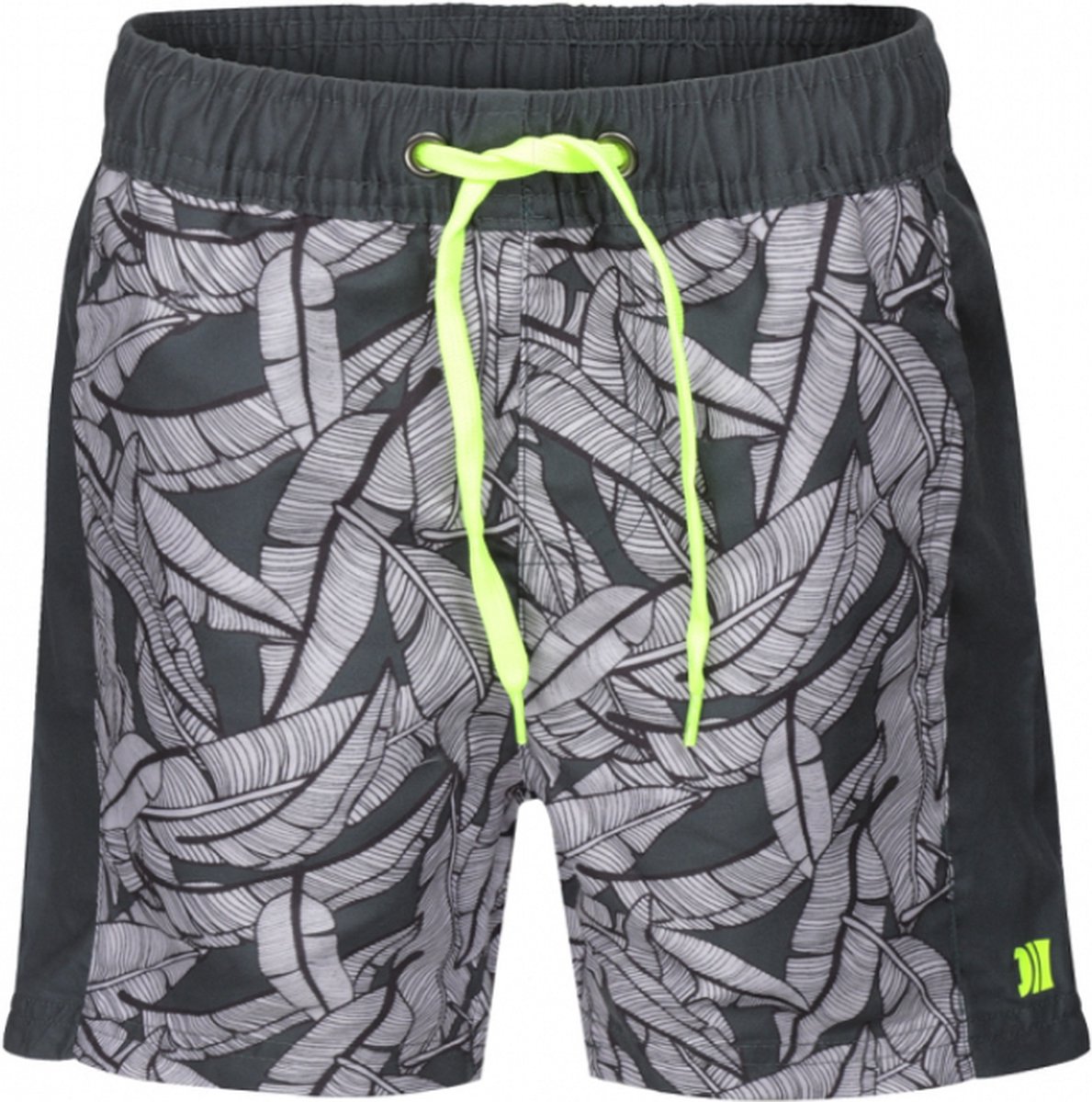 DJ Dutchjeans - Zwembroek - Slate - Bladeren - Maat 110/116