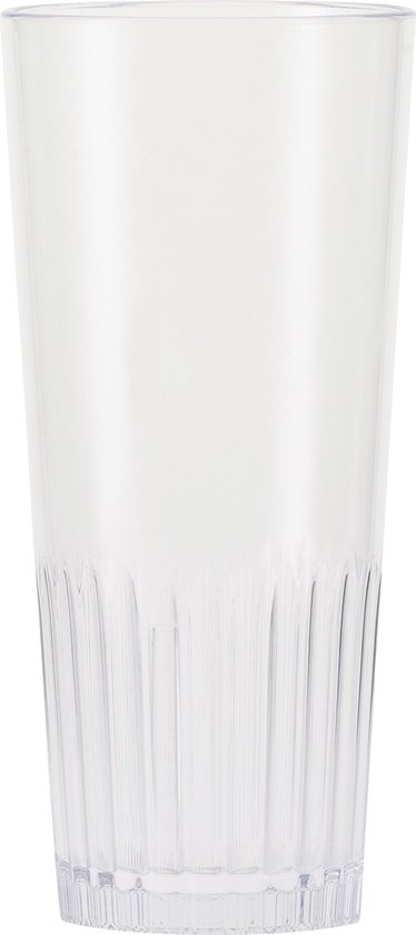 Foto: Happyglass matt the man bierglas 300 ml set van 6 stuks kunststof transparant