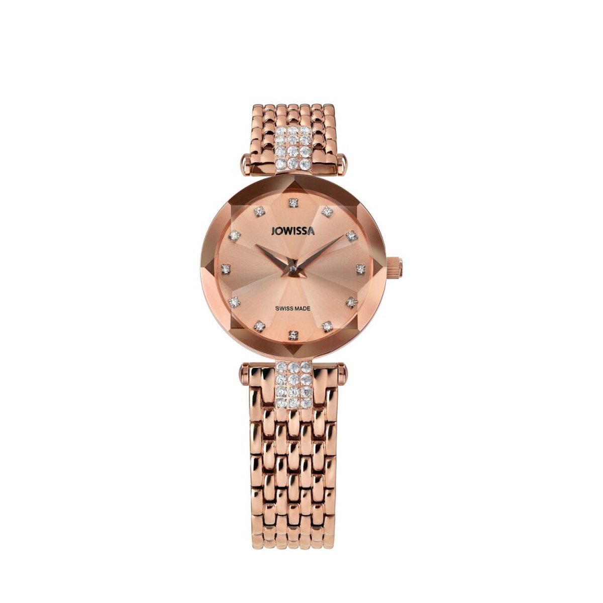 Jowissa - J5.773.S - Polshorloge - Dames - Quartz - Facet Strass