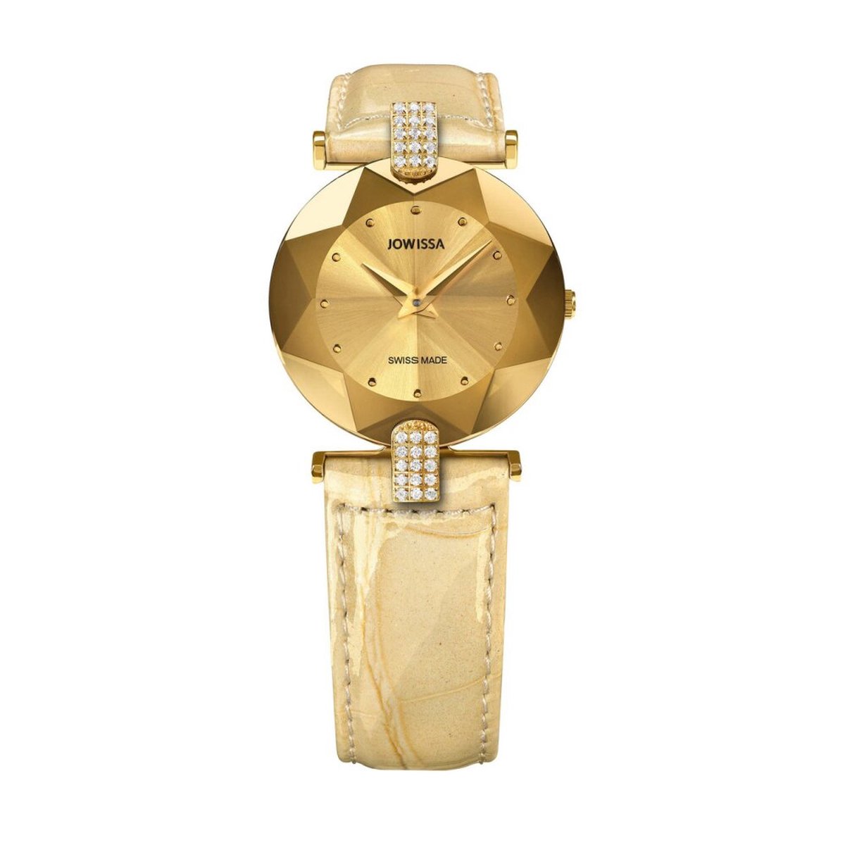 Jowissa - J5.187.M - Polshorloge - Dames - Quartz - Facet Strass