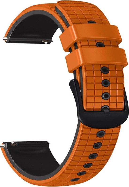 Cinturino In Silicone Morbido 20 Mm Per Garmin Venu Sq 2, Vivomove Sport, Venu 2 Plus, Vivoactive 3 - Nero, Con Sgancio Rapido