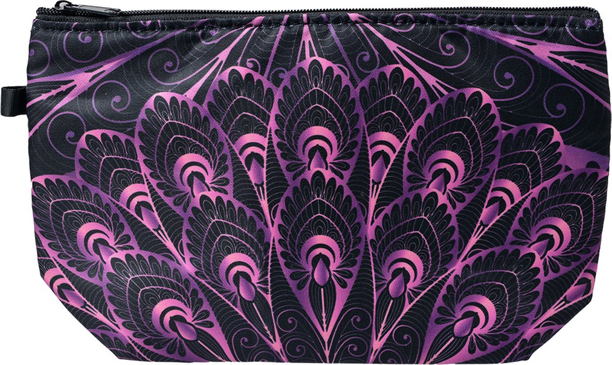 Juleeze Toilettas Dames 22x13x18 cm Zwart Polyester