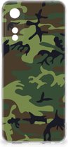 GSM Hoesje OPPO A78 | A58 Smartphonehoesje Camouflage