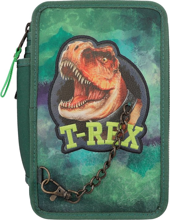 Depesche - Dino World 3-vaks etui met ketting