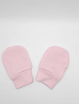 Baby krabwantjes baby handschoentjes roze | 0-2 maanden | anti krabwanten newborn