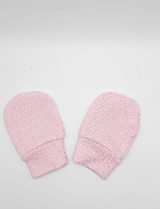 Baby Krabwantjes Baby Handschoentjes Roze 0 2 Maanden Anti 