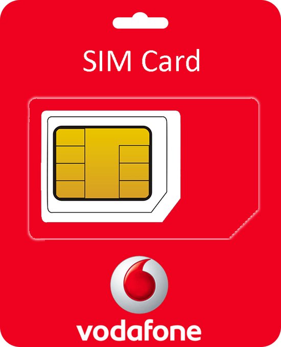 Vodafone Prepaid sim incl 10GB data