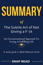 Book Summary of The Subtle Art of Not Giving a F*ck