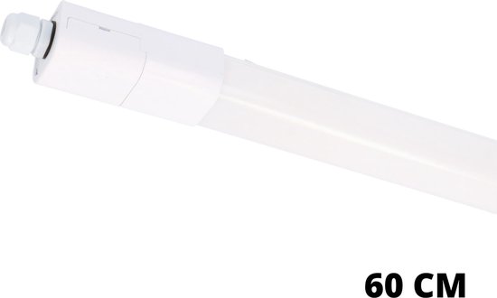 Proventa TL LED Verlichting met armatuur 60 cm - Waterdicht IP65 - voor binnen en buiten