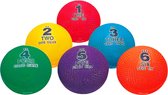 Set de balles gonflables Poly PG numérotées, Set de 6 pièces, balles de jeu extérieures