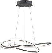 Design Hanglamp Ohio - 3 staps dimbaar zonder dimmer - In hoogte verstelbaar - Zwart