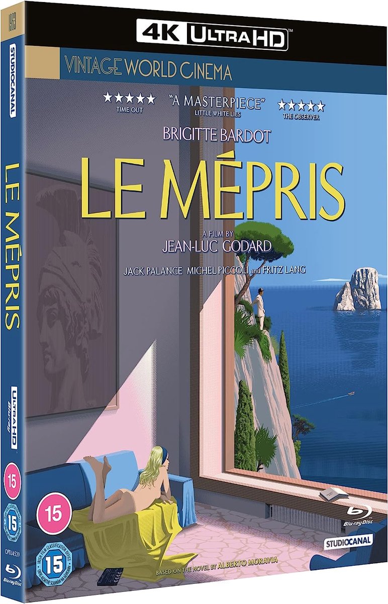 Le Mepris (60th Anniversary) [4K UHD + Blu-ray] [Region A & B & C]-