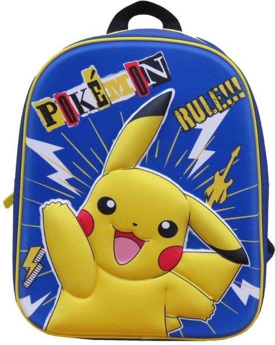 Pokémon - sac à dos - 3d - Pikachu - Blue Rule