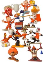 Speelset - Looney Tunes - Tweety - Bugs Bunny - Yosemite Sam - Holland - oranje - 8 cm