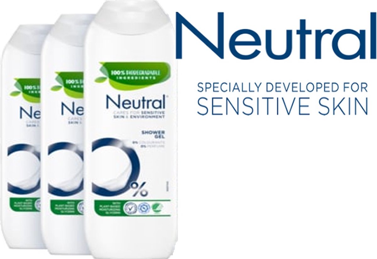 Neutral Douchegel 250ml 3stuks