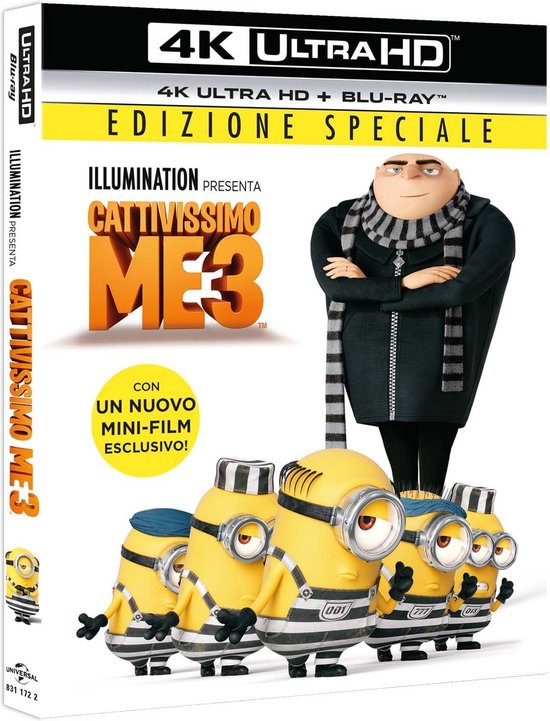 Universal Pictures Despicable Me 3 Blu-ray Tsjechisch, Engels, Spaans, Grieks, Italiaans, Portugees, Turks