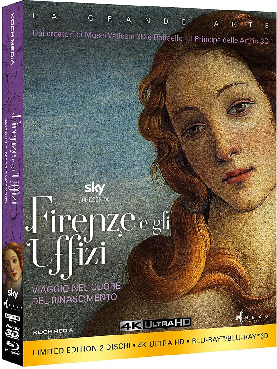 Firenze e gli Uffizi 3D/4K [Blu-Ray 4K]+[Blu-Ray 3D]+[Blu-Ray]