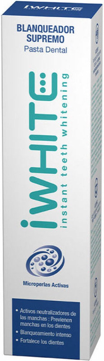 Goedkoopste iWhite tandpasta whitening - Tandenblekende Tandpasta 75 ml, voorkomt verkleuring van de tanden en versterkt de tanden