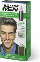 Kleurshampoo Just For Men Middelgrote kastanje (30 ml)