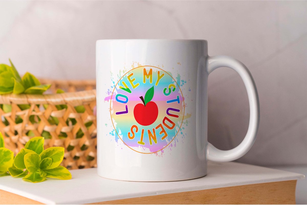 Mok Love My Student - Teacher - job - i love my job - Coffe - Docent - Gift - Red - cadeau - Teach