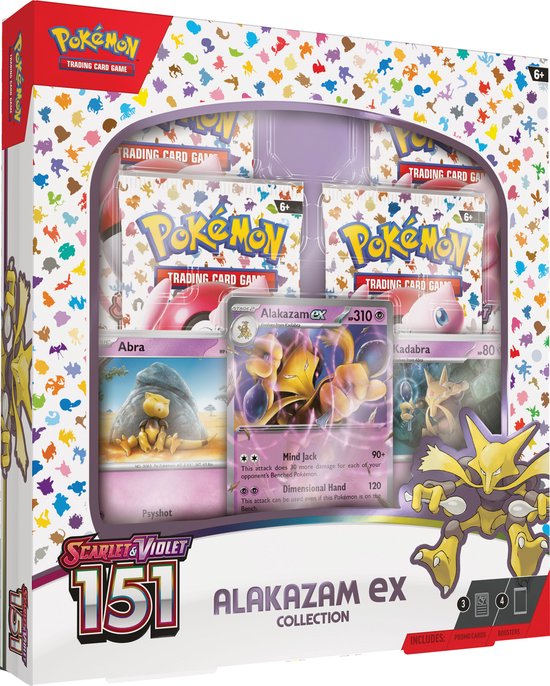 Pokémon Scarlet & Violet 151 Alakazam ex Box - Pokémon Kaarten | Games | bol
