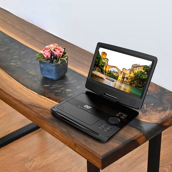 Denver Draagbare DVD Speler Auto - 10 inch - Incl. Hoofdsteunhouder - USB - Draaibaar Scherm - MT1097 van Denver — afbeelding 2