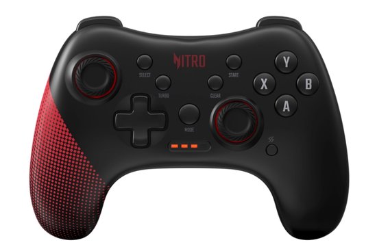 Acer Nitro PC Gaming Controller - Draadloos - USB - Zwart/Rood