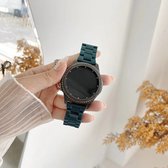 Fungus - Smartwatch bandje - Geschikt voor Samsung Galaxy Watch 3 41mm, Active 2 - Horloge 20mm - Hars - Schakel - Donkergroen