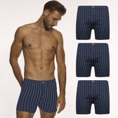 Gino Santi Klassieke boxer 3-pack Navy Pin Stripe | Maat S