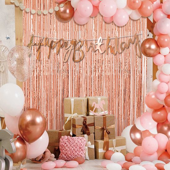 2 stuks klatergoudgordijn Groente 1 x 2,5 m, glittergordijn decoratie achtergrondfolie franjegordijnen voor feestdecoratie oudejaarsavond verjaardag bruiloft feestdecoratie nieuwjaarsdecoratie