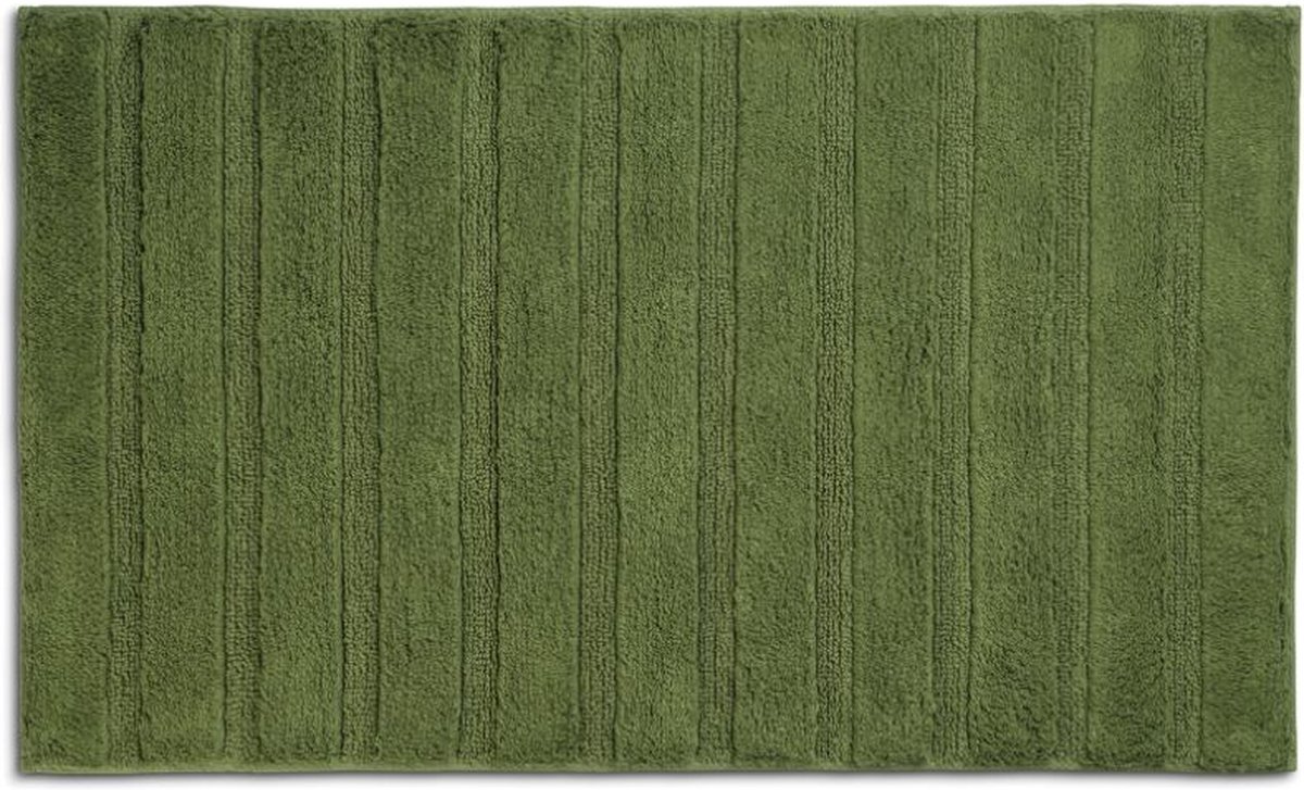 Badmat, 120 x 70 cm, Katoen, Mos Groen - Kela | Megan