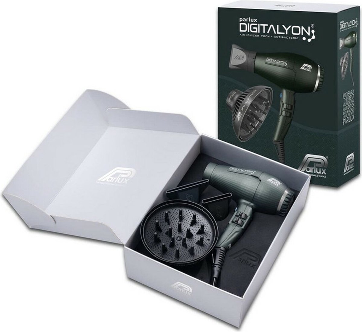 Föhn Parlux Digitalyon Föhn Antraciet Ionisch - afbeelding 2