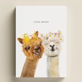 Lola Lined Notebook A6 Alpacas