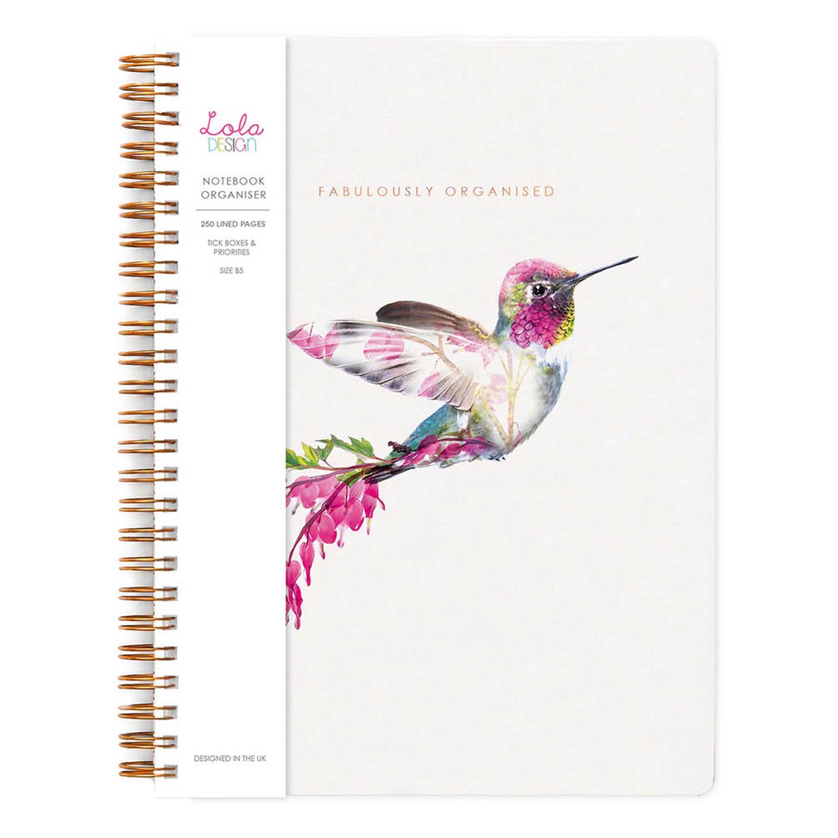 Lola Notebook Wire-o groot Hummingbird